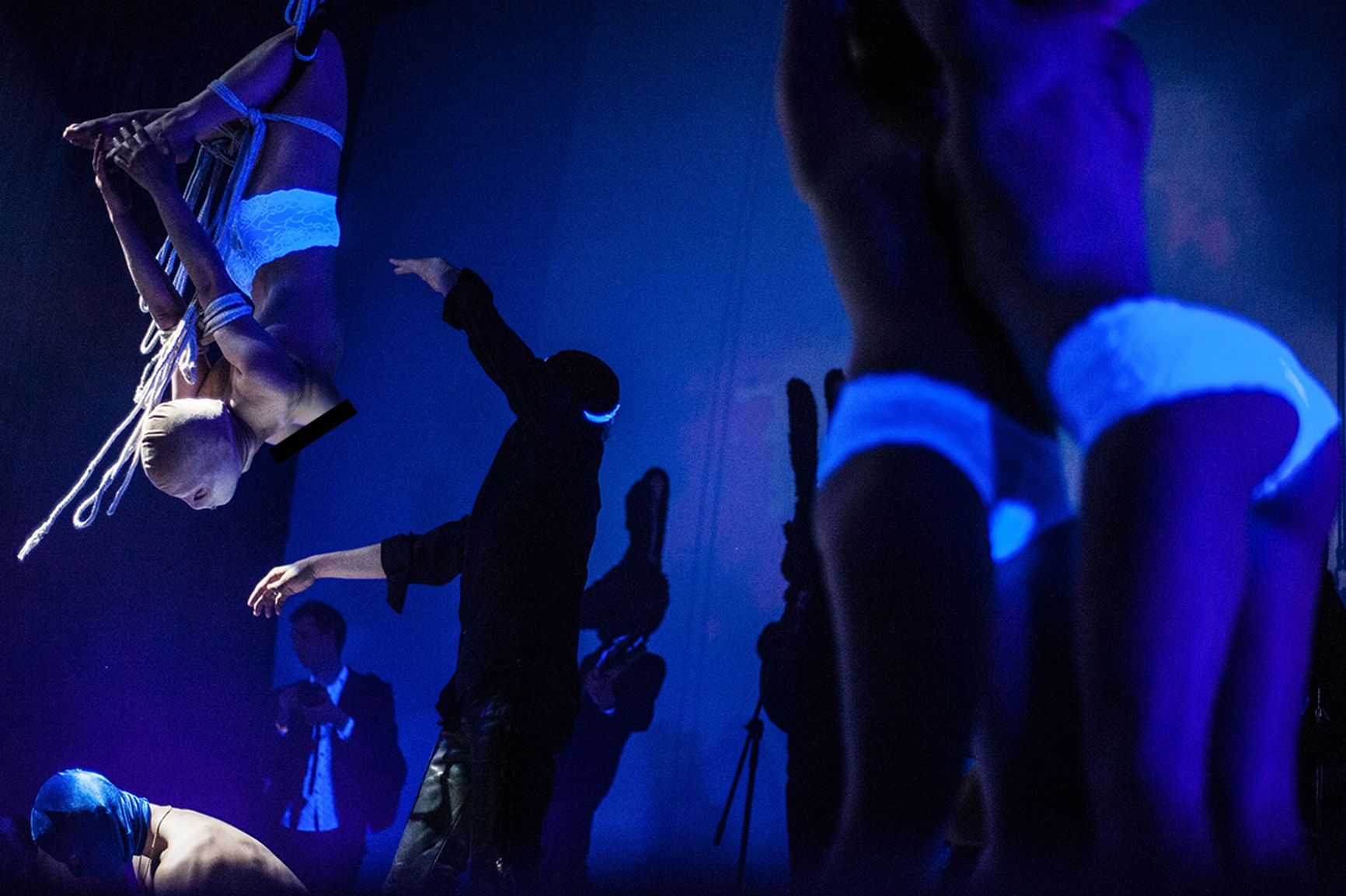 At a Blue Velvet party